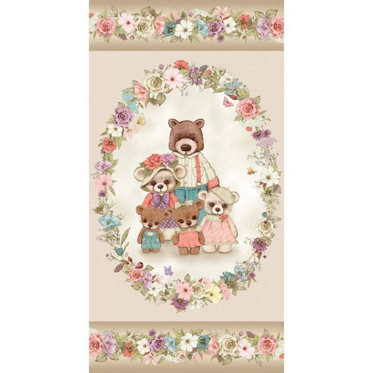 Bear Family Portrait Panel (Price: Panel)