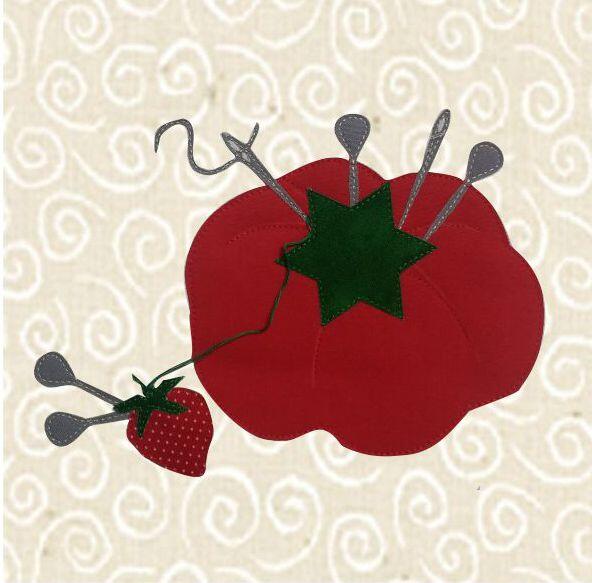 Kit - Pincushion Applique (Price: with FUSIBLE)