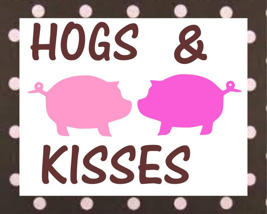 Kit - Hogs & Kisses Mug Rug  (Price: Kit)