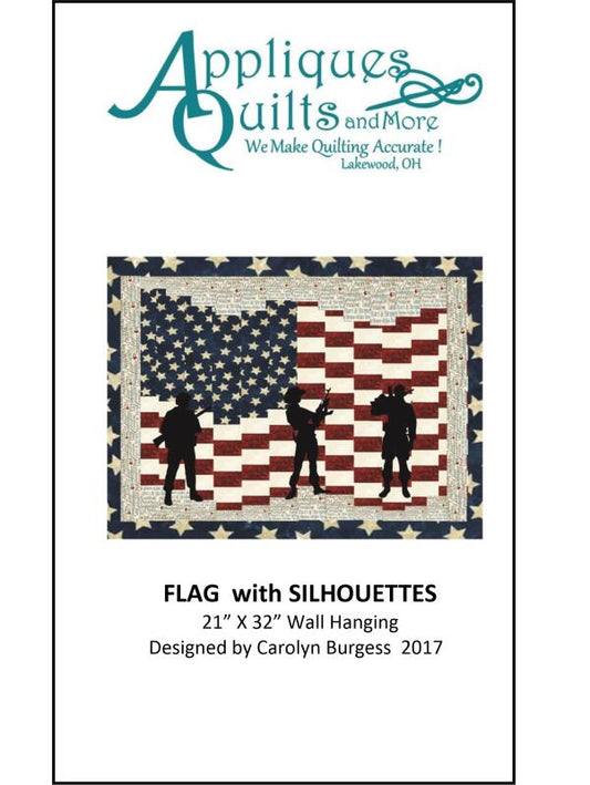 Pattern - Flag with Military Silhouettes (Pricing: Pattern )