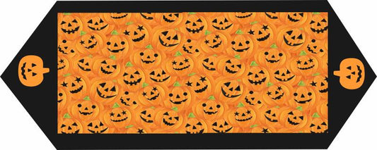 10 Minute Table Runner - Jack o' Lantern  (Price: Kit)