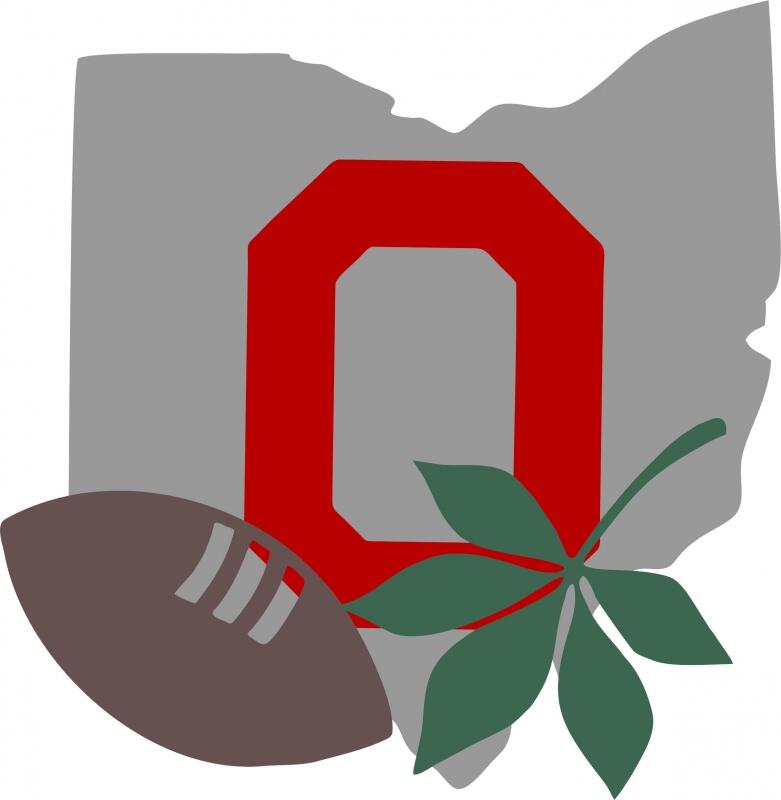 KIT - Football Team - Ohio Laser Cut Appliques (Size: 6"H)
