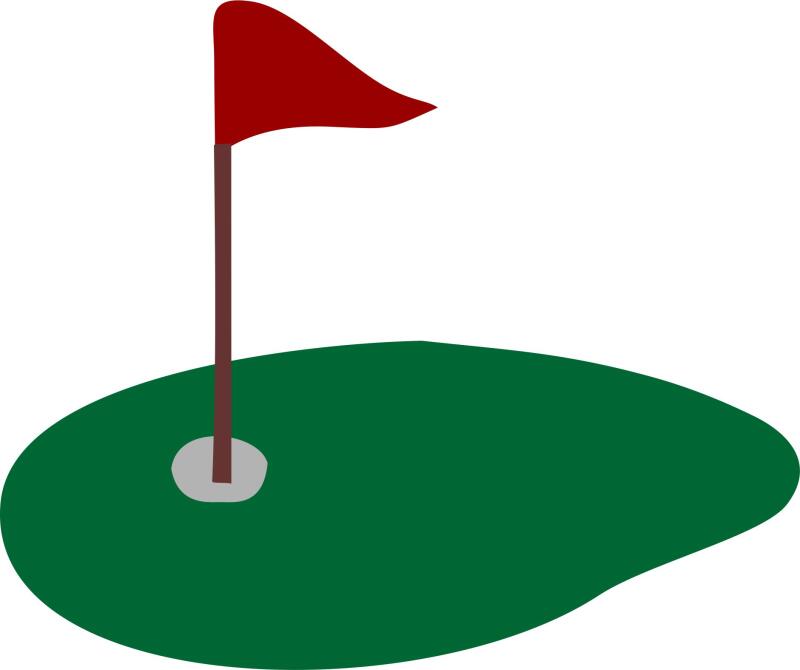 KIT - Golf Course Green Laser Cut Appliques (Size: 8"W)