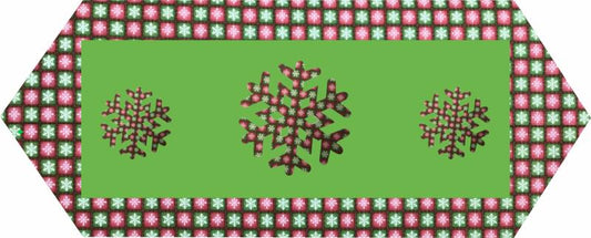 10 Minute Table Runner - Snowflakes (Price: Kit)