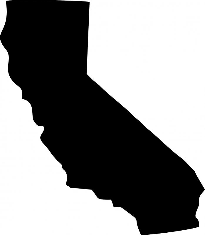 California Silhouette Laser Cut Appliques (Size: with FUSIBLE - 8"H)