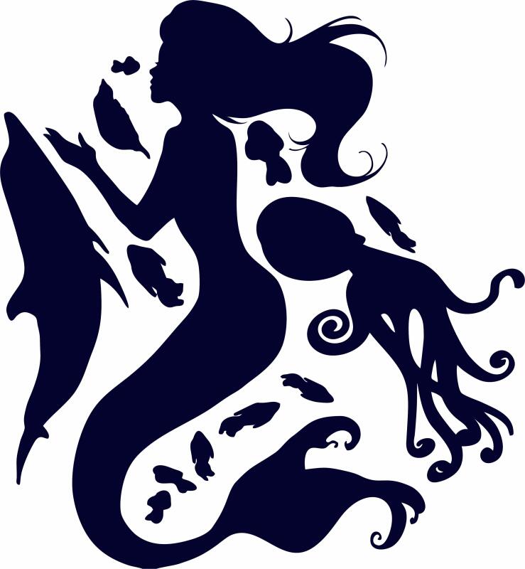 Ocean Child Laser Cut Appliques (Size: WITH Fusible)