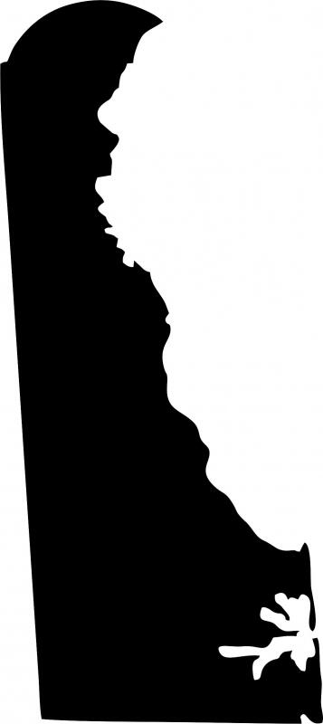 Delaware Silhouette Laser Cut Appliques (Size: 10"H)