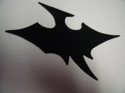 Dinosaur - Pterodactyl Laser Cut Appliques (Size: 7"W, Color: Black  , Direction: Facing right)