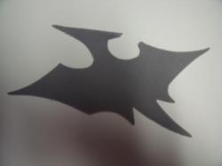 Dinosaur - Pterodactyl Laser Cut Appliques (Size: 5"W, Color: Gray  , Direction: Facing right)