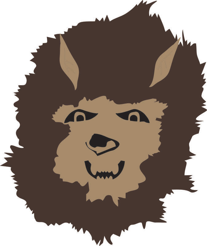 KIT - Wolfie laser Cut Applique  (Price: Kit WITH FUSIBLE)