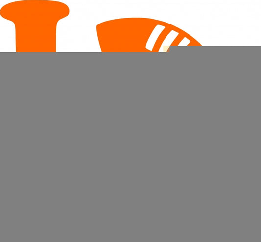 KIT - LOVE - Football Laser Cut Silhouettes (Size: 3"H, Color: Orange)