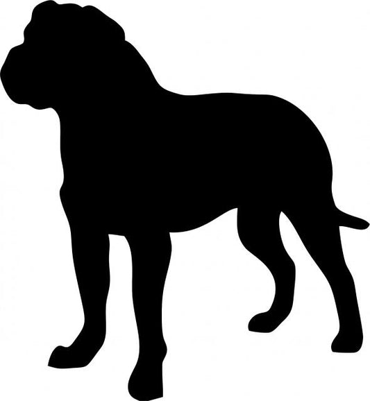 Dog - Rottweiler Laser Cut Silhouette  (Size: 8"H, Direction: facing left)