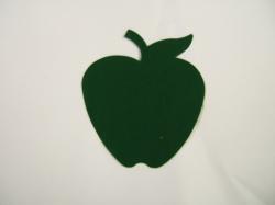 Christmas Apple Laser Cut Appliques (Size: 5"H, Color: Green )