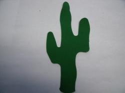 Cactus Laser Cut Appliques (Size: 5"H, Color: Green  )