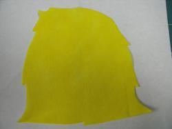 Haystack Laser Cut Appliques (Size: with FUSIBLE - 6"W, Color: Tonal - Yellow)