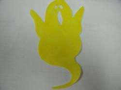 Ghost Laser Cut Appliques (Size: 6"H, Color: Tonal - Yellow)