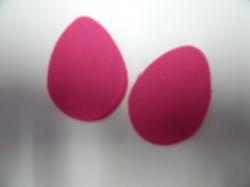 Easter Egg Laser Cut Appliques (Size: 4"H, Color: Hot Pink  )