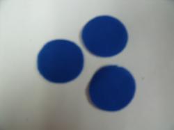 Christmas Holly Berries  Set of 3 Die Cut Appliques (Size: 1", Color: Blue  )