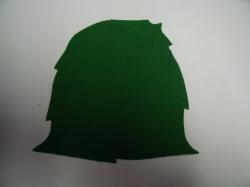 Haystack Laser Cut Appliques (Size: 5"W, Color: Green  )