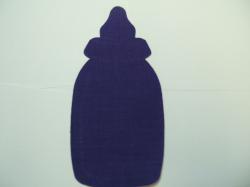 Baby Bottle Laser Cut Appliques (Size: 4"H, Color: Purple )