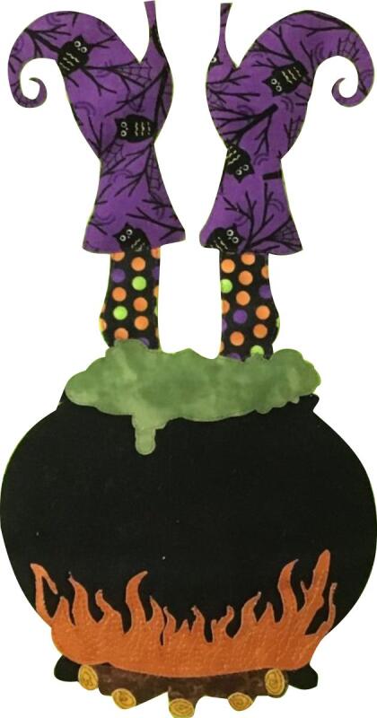 KIT - Witch's Brew Laser Cut Appliques (Price: with FUSIBLE )