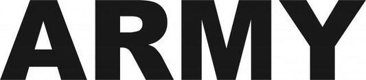 4"H -Arial Black Font