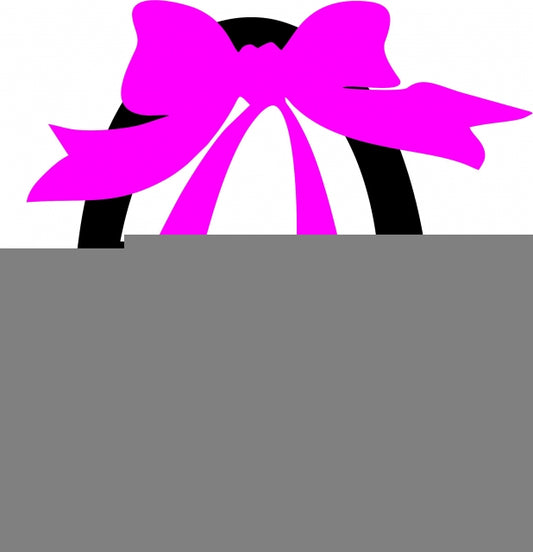 Flower Girl Basket with Bow Appliques (Color: Pink Bow, Size: with FUSIBLE - 9"H)