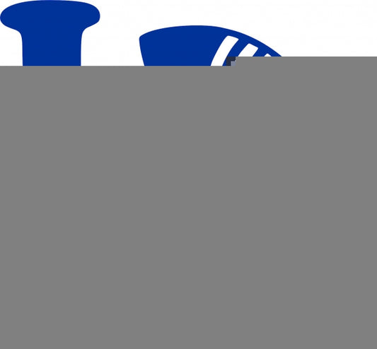 KIT - LOVE - Football Laser Cut Silhouettes (Size: WITH fusible - 5"H, Color: Blue)