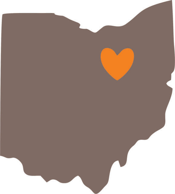 KIT - Cowboy Boots & Hat (Color: Brown with Orange Heart, Price: Kit)