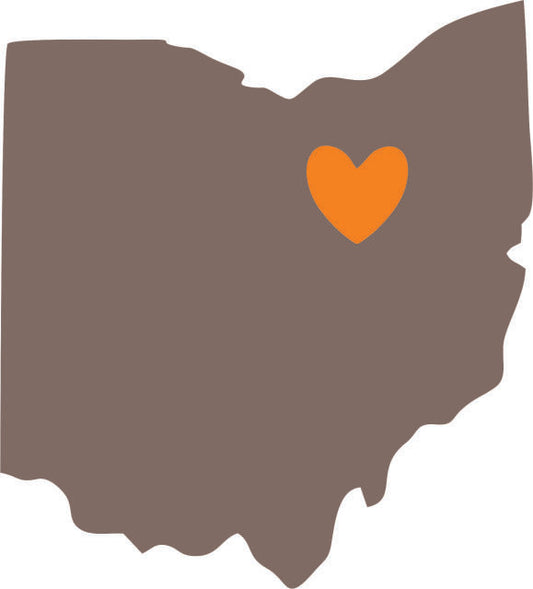KIT - Cowboy Boots & Hat (Color: Brown with Orange Heart, Price: Kit)