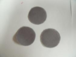 Christmas Holly Berries  Set of 3 Die Cut Appliques (Size: 1", Color: Gray  )