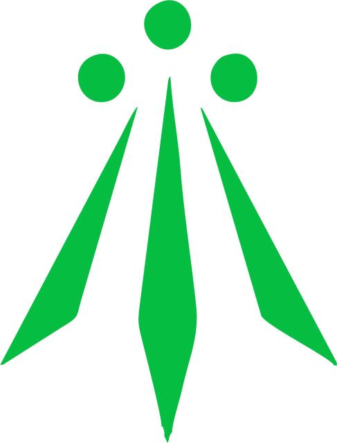 Celtic Awen Silhouette Laser Cut Appliques (Size: 8"W, Color: Green)