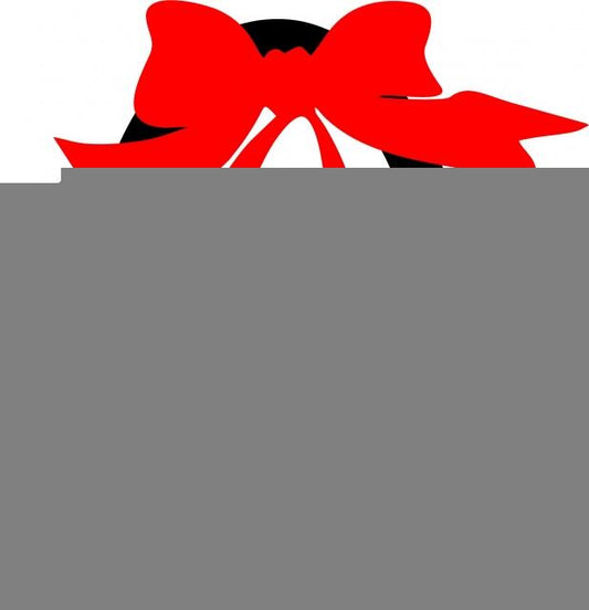 Flower Girl Basket with Bow Appliques (Color: Red Bow, Size: 10"H)